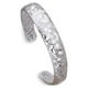 thumbnail image 4 of Guardurnaity Brazalete femenino, con apertura chapada en plata, joyería hueca, regalos para novia, pulseras, trabajos diarios informales de boda Ropa, zapatos y accesorios Miscelánea, 4 of 6