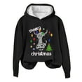 thumbnail image 2 of Offres! Aqestyerly Hauts de Noël Grande Taille pour Femmes Imprimé de Noël Col Rond Manches Longues Pull Ample, 2 of 3