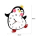 thumbnail image 3 of Escultura de animal de resina moderna y reloj de pared de pingüino de dibujos animados de madera, adorno decorativo para el hogar, la oficina, el escr, 3 of 7