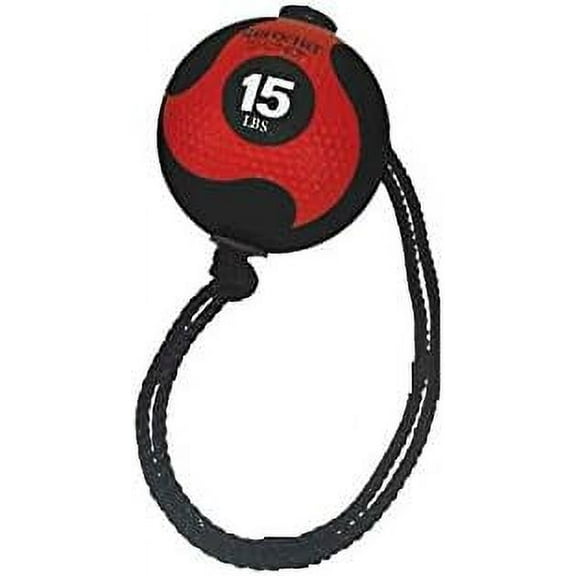 Power Rope Medicine Ball in Red