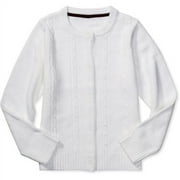 George - Girls' Cable Crew Cardigan