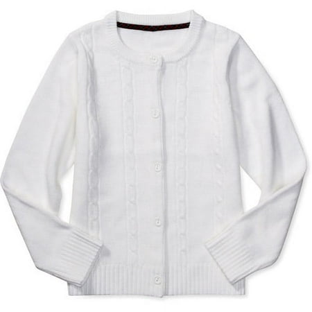 George - Girls' Cable Crew Cardigan