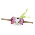 thumbnail image 4 of Diademas florale bebé, cabello, elástica recién nacido diadema niños , accesorio fotografía de fiest C Yotijar diadema de flores de seda, 4 of 5