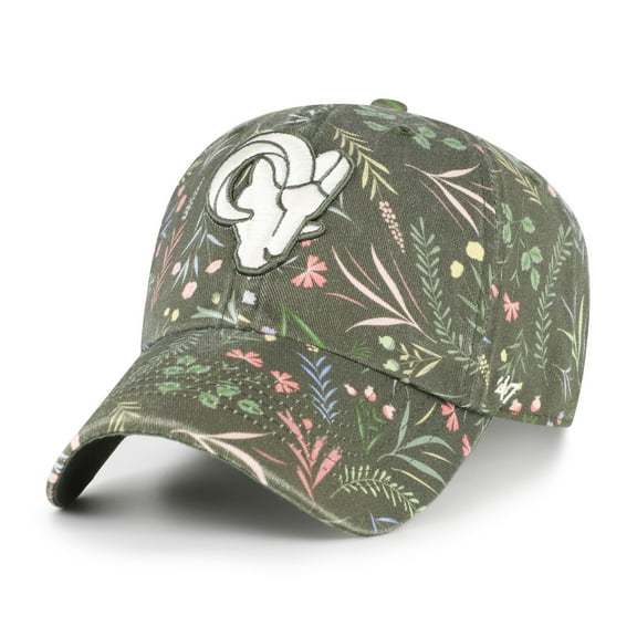 Women's '47  Green Los Angeles Rams Verbena Clean Up Adjustable Hat