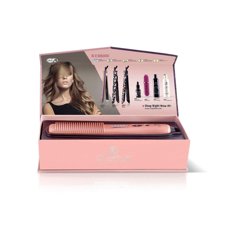 ROYALE Pink Electroplated Multipurpose Ceramic Hair Brush Royale Multi-Purpose Ceramic Hair Brush | Chicago Beauty Bar main image 4