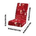 thumbnail image 3 of Christmas Dining Chair Cover Chair Back Cover Removable Washable Chair Protector Suitable For Christmas Family Restaurant Kitchen, 3 of 6