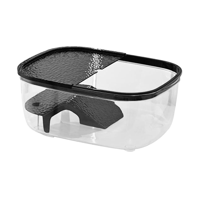 para tomar el sol para tortugas, estante de escalada para tortugas, pequeños reptiles y anfibios M negro