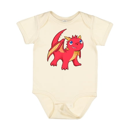 

Inktastic Cute Baby Red Dragon Boys or Girls Baby Bodysuit