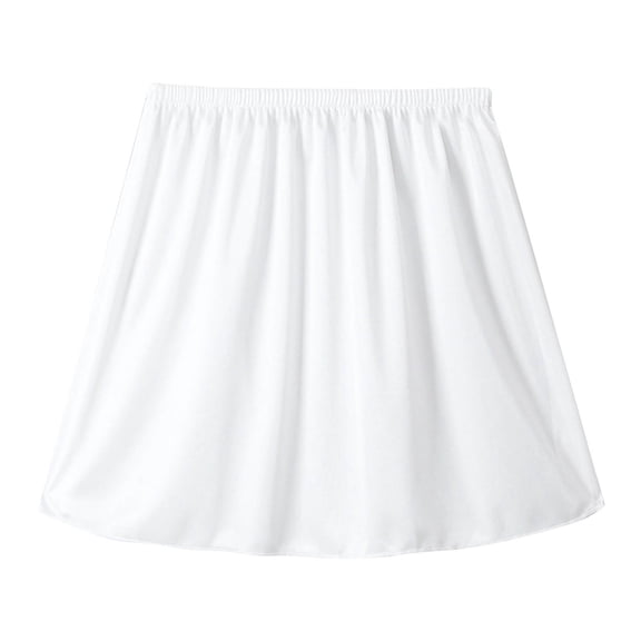 Iyufng Women's UnderSkirt Summer Elastic Waist Sheer Proof Slip Mini Skirt