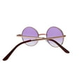 thumbnail image 4 of Round Sunglasses - Small (43mm) Gold Frame / Two-tone Purple Clear Lens, 4 of 6