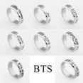 thumbnail image 1 of Anillo De Dedo Kpop Bts Jimin Rap-Monster Suga J-Hope V Gao Jiahui  unisex, 1 of 1