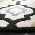 thumbnail image 3 of SAFAVIEH Chatham Dylan Geometric Wool Area Rug, Ivory/Multi, 5' x 5' Round, 3 of 10