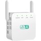 thumbnail image 1 of Extensor de rango de refuerzo WiFi, repetidor de enrutador Booster de 300 Mbps, amplificador de señal de doble banda, repetidor inalámbrico de Internet equipado con botón WPS para PC (enchufe de la UE) Sincero Electrónica, 1 of 5