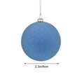 thumbnail image 3 of Fnochy 12 Pcs Christmas Ball Ornaments 2.36'' Hanging Flocked Christmas Balls Christmas Tree Bulbs Ornaments, Christmas Tree Decorations for Family Holiday Party Gift Xmas, 3 of 9