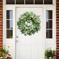 thumbnail image 6 of All Season Front Door Wreath 19.7 Inch - Artificial Eucalyptus & Olive Wreath with Green White Berries, Farmhouse Porch Decor for Year Round Indoor Outdoor Use, 6 of 6