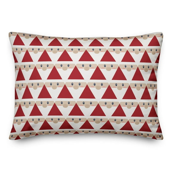 Creative Products Geo Santa Pattern 20 x 14 Spun Poly Pillow