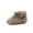 Gray, variant on breaise Girls Plush Bootie Slippers,Boys Fuzzy Bedroom Slipper Booties, Little Kids Cozy Fluffy Winter Snow Boots