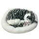 thumbnail image 1 of Animal de peluche de Gato que respira Sincero Juguete realista para Gato dormido con cojín, 1 of 7