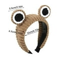 thumbnail image 3 of Bradem Headbands for Women, Frog Spa Headband -Hair Bands,Hair Ties,Cute Animal Fleece Facial Hairband, Elastic Stretchy for Washing, Yoga & Beauty Routines, 3 of 9