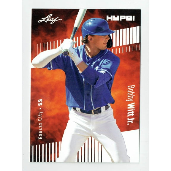 Mint Bobby Witt Jr. 2022 Leaf HYPE! #66 5000 Ever Made! Royals Rookie Card