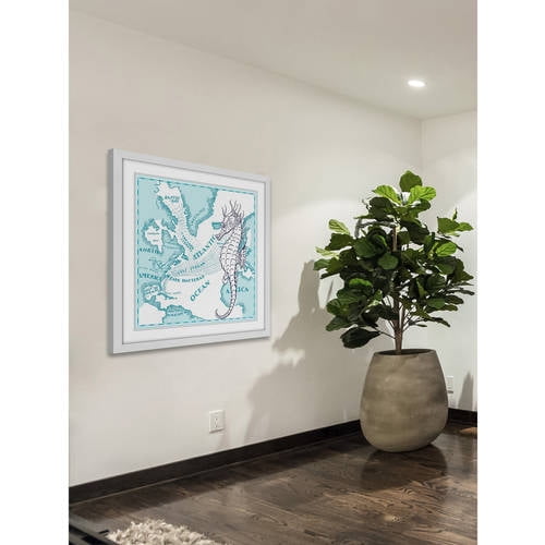 "Seahorse" Framed Painting Print