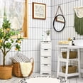 thumbnail image 2 of Giantex Floor Storage Cabinet, Bathroom Free Standing Organize for Narrow Space, 2 of 6
