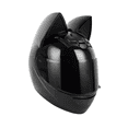 thumbnail image 1 of Casco Moto Mujer Con Orejas De Gato negro talla L Malubero Negro, 1 of 5