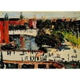 thumbnail image 2 of Kandinsky, Wassily 18x14 Black Modern Framed Museum Art Print Titled - Amsterdam-view from a window 1904, 2 of 4