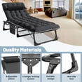 thumbnail image 4 of LEHOME Folding Bed with Mattress, Cot Size Foldable Guest Beds, Hideaway Cot for Adults, Portable Fold up Bed with Adjustable Positions for Home, Office, Indoor, Outdoor, 4 of 6