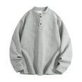 thumbnail image 2 of Kureaily A Long Sleeved Warm T Shirt Base Layer For Men's Casual Wear In Autumn And Winter Of 2025 Athletic Tee T-Shirts, 2 of 3