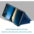 thumbnail image 4 of Compatible avec Galaxy S9 Étui de Téléphone Cellulaire Miroir à Rabat Housse de Protection Étui de Téléphone Cellulaire Étui Housse à Rabat Métallique Femme Miroir Housse de Protection Étui en Cuir Pu Or Rose, 4 of 4