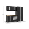 thumbnail image 4 of NewAge Products Pro Series Black 6-Piece Garage Storage Cabinet Set, 4 of 10