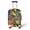 Colorful Leaf Pattern Design, variant on HELLHERO Black Butterflies Pink Flowers Soft Luggage Protective Cover for Adults, All Size Wear Resistant Dustproof Luggage Cover