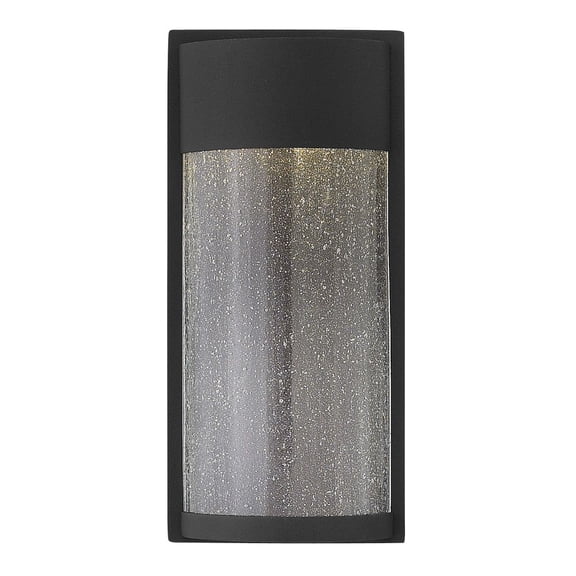 1340BK Hinkley Lighting Shelter - 11.5W LED Small Outdoor Wall Lantern in Transitional and Modern Style - 6 Inches Wide by 13 Inches High-Black Finish