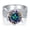 Multicolor, variant on 5ct Moissanite Engagement Rings for Women Round Cut D Color VVS1 Blue/Yellow/Pink Diamond Rings Moissanite Wedding Bands with Certificate