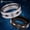 Black, variant on UFO Tungsten Carbide Ring