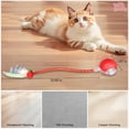 thumbnail image 4 of Juguete interactivo para gatos Yaruiguang Speedy Tail 2.0 con pelota, 4 of 8
