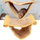 thumbnail image 4 of Nido de conejillo de Indias, hamaca cálida para mascotas, nido de hámster, respuesta rápida, 4 of 8