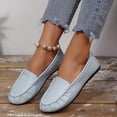 thumbnail image 5 of Crunowin Women's Soft Sole Casual Flats, Covered-Toe Spring/Summer Soft Sole Versatile Everyday Comfort Shoes Sky Blue, 5 of 9