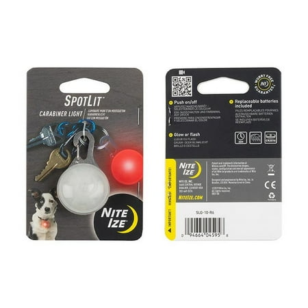 

Nite Ize SpotLit LED Carabiner Light Red