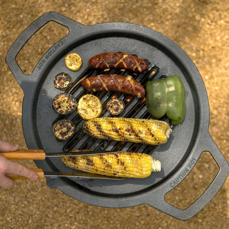 Grill and Griddle From Stovetop to Fire Pit: Made In Carbon Steel Camp  Griddle Review