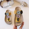 thumbnail image 5 of WNVMWI Little Girls Flip Flops Toddlers Summer Platform Sandals Kids Soft Soled Thong Sandal Childrens Beach Slippers Yellow Size 5.5, 5 of 5