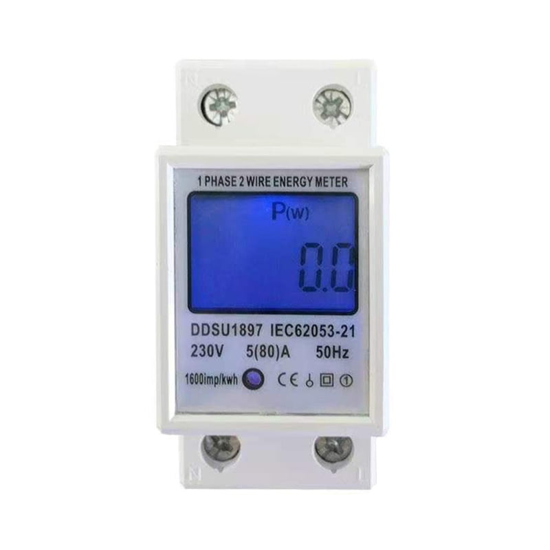 HGYCPP Household Single Phase Energy Meter Smart Rail Reset Electric