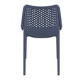 thumbnail image 6 of Compamia Air Outdoor Patio Dining Chair in Dark Gray, 6 of 9