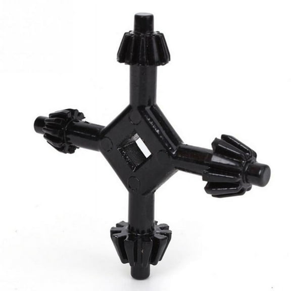 4 in 1 Drill Chuck Key Wrench, Heavy Duty Chuck Key For Drill Press, Electric Drill Chucks, Compatible with Most Drill Press & Power Tool Chucks, 1 Pcs, 2.95x2.95"