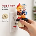 thumbnail image 5 of 2026 Heat Miser And Snow Miser Campfire Nightlight, Plug-In Wall Flickering Flame Nightlight,Christmas Night Light Plug Into Wall,Holiday Flameless Candle Nightlight Plug In,Christmas Gifts, 5 of 8