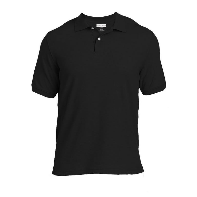 Logan Martin Big Men s Heavyweight 100 Cotton Pique Polo Golf
