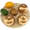 thumbnail image 3 of 4pcs Artificial Gold Apple Fake Fruit Decoration Home Party Kitchen Christmas Display Photo Props, 3 of 3