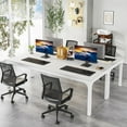 thumbnail image 5 of 78.7 Inches Extra Long Two Person Computer Desk Double Workstation for Home Office, 5 of 6