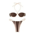 thumbnail image 1 of PENGXIANG Ensemble Bikini String pour Femmes Maillot de Bain Sexy Bikinis String Haut Licou avec Bas String, 1 of 7